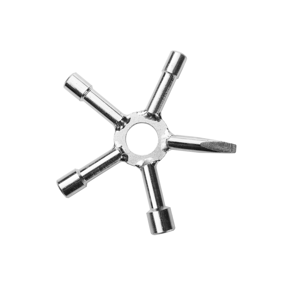 Sternschlüssel fünfteilig
verzinkt
