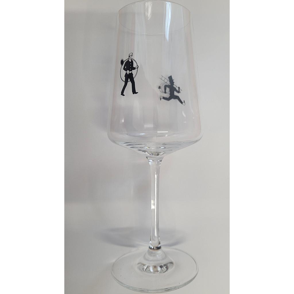 Weißweinglas ungeeicht 38cl mit RFK Emblem Glasserie Winevent