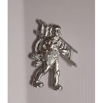 Glücksbringer Zinn-Rauchfangkehrer silber