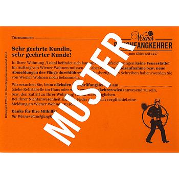 Einwurfzettel Abmelder
A6, orange, Block, 100 Blatt
