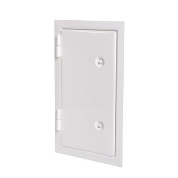 Kamintürchen gasdicht mit Doppelverschluss Weiß